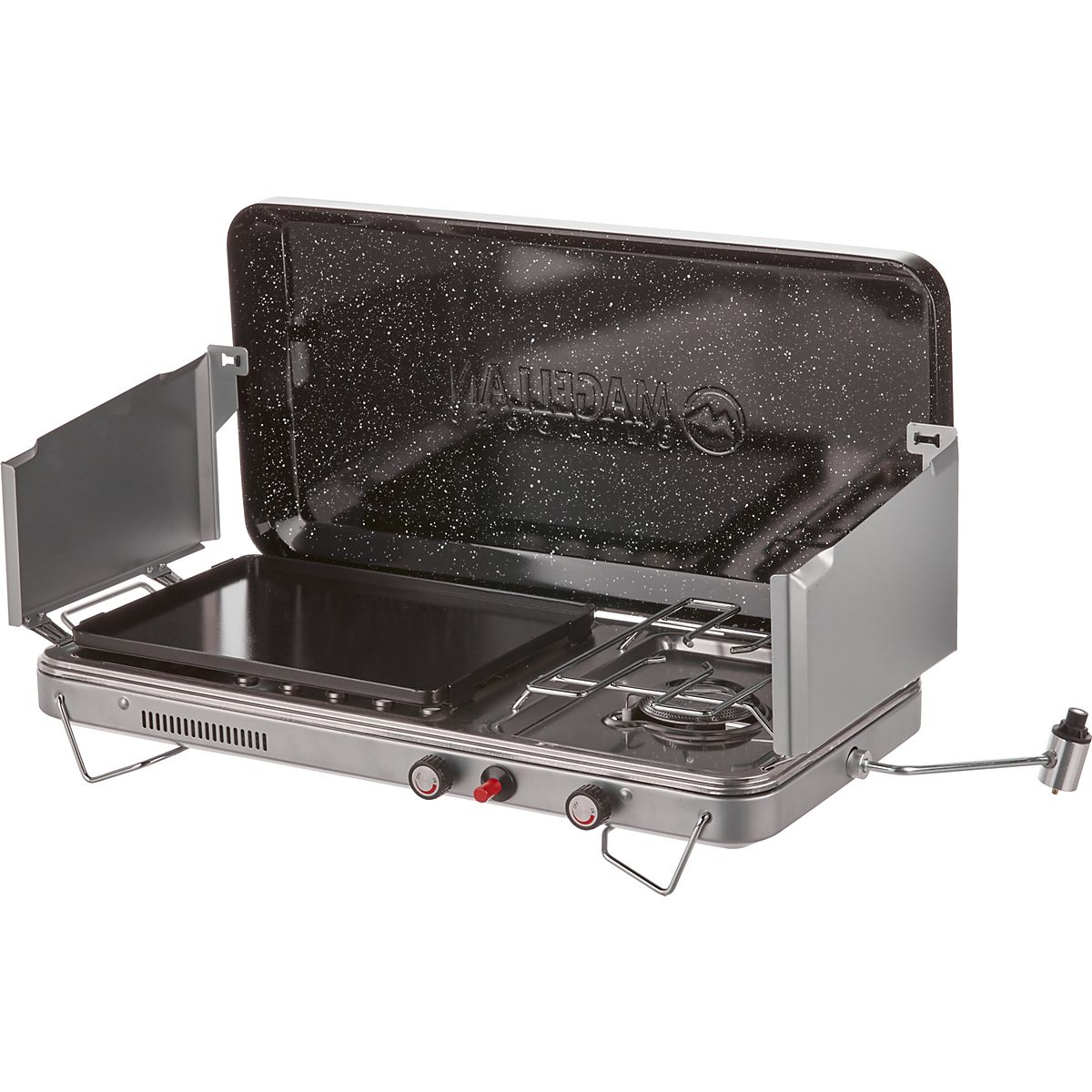 Burnsco 2 Burner and Oven Camping Stove