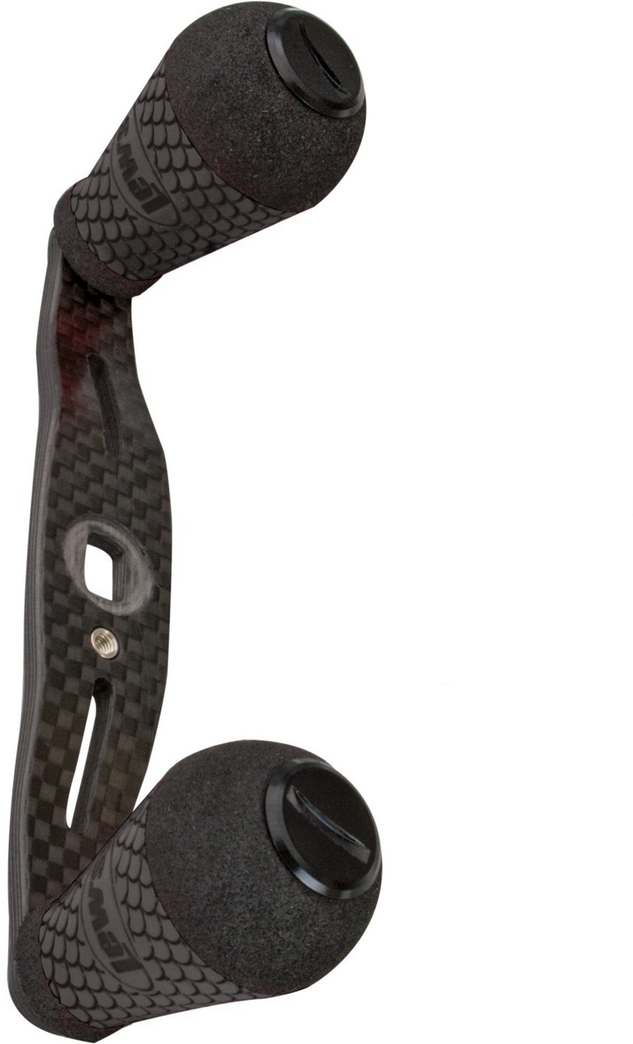 thumbnail image 2 of 95mm Carbon Fiber Reel Handle With Cork Knob – Fits Daiwa Abu Garcia Lew's Okuma 2 of 5