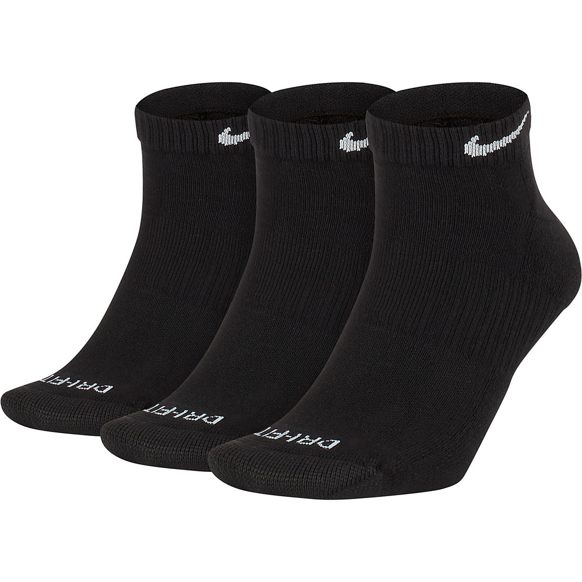 Nike Plus Cushion Training Low Cut Socks 3 Pair Academy