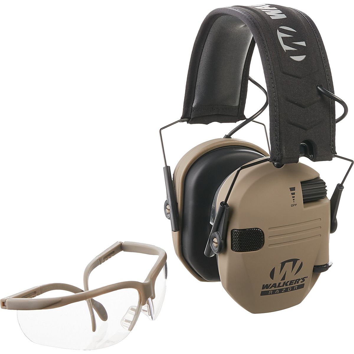 Walker's Razor Electronic Earmuffs Combo Academy