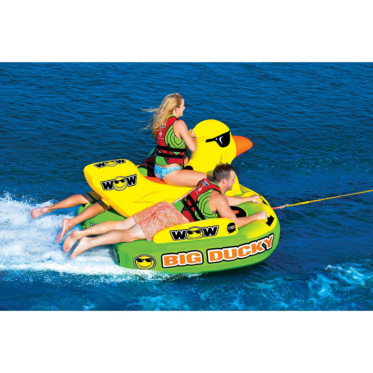 WOW Watersports Big Ducky 3Person Inflatable Towable Tube Academy