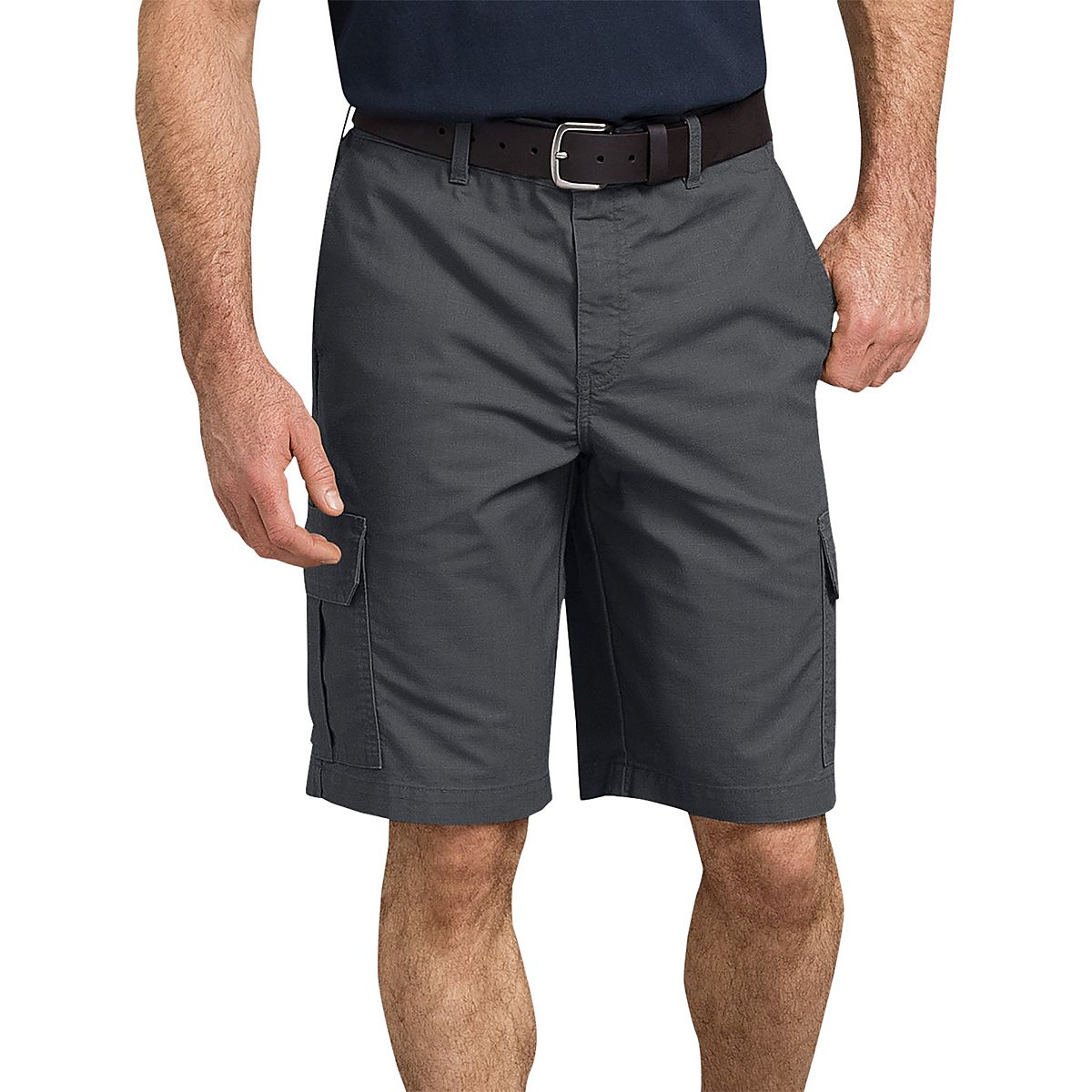 Dickies Men's Tough Max Ripstop Cargo Shorts 11 in Academy