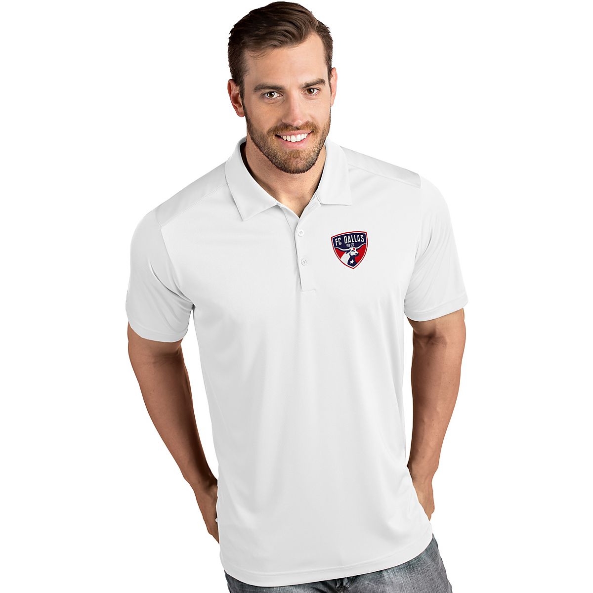 Antigua Men's FC Dallas Tribute Polo | Free Shipping at Academy