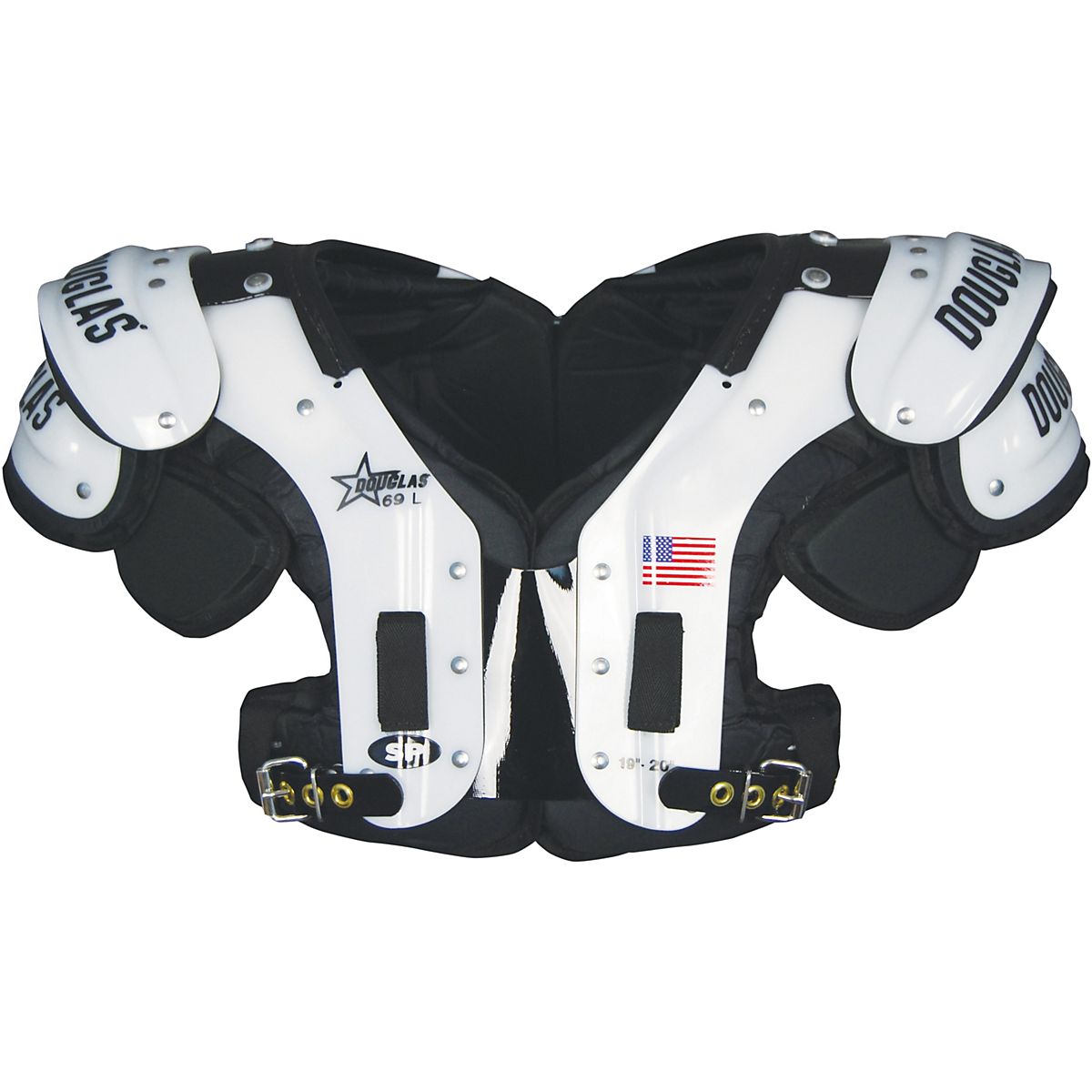 Douglas Men's SP 69 Football Shoulder Pads Academy