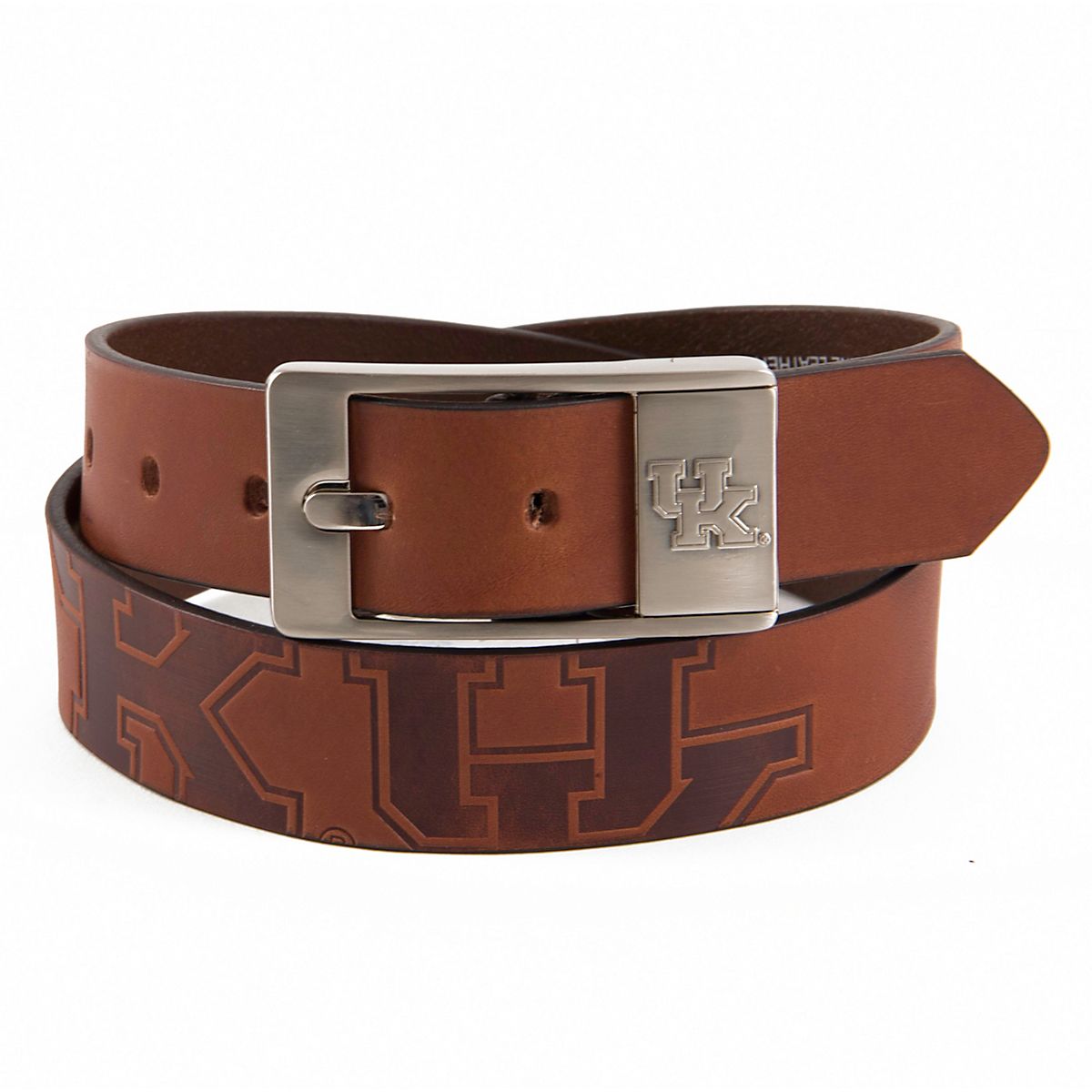 Eagles Wings Men's University of Kentucky Brandish Leather Belt Academy