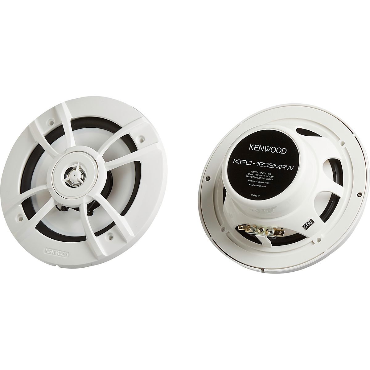 Kenwood Marine 6.5 in 2Way Speakers Pair Academy