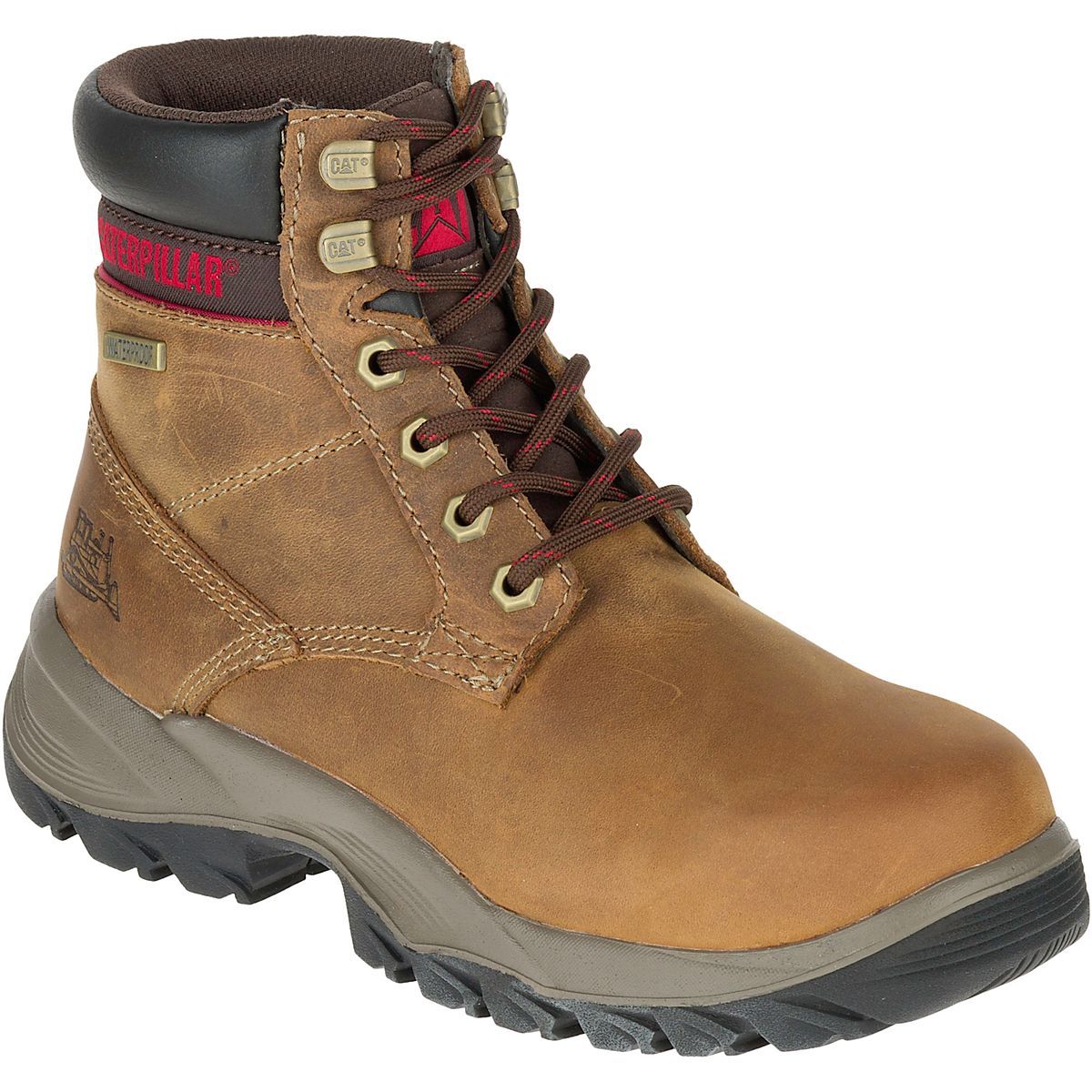 Cat Footwear Women's Dryverse Waterproof 6 in SR Lace Up Work Boots Academy