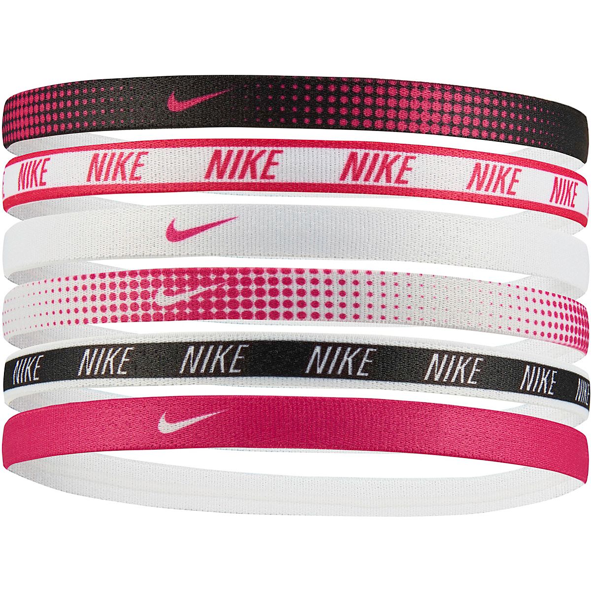 Nike Printed Headbands 6Pack Academy
