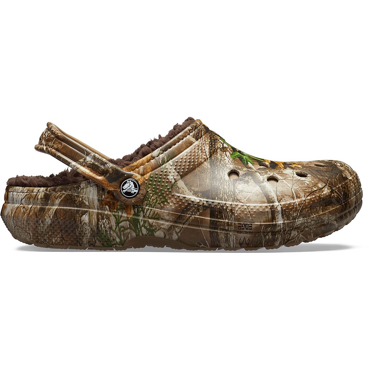 Crocs Men s Classic Realtree Edge Fuzz Lined Clogs Academy