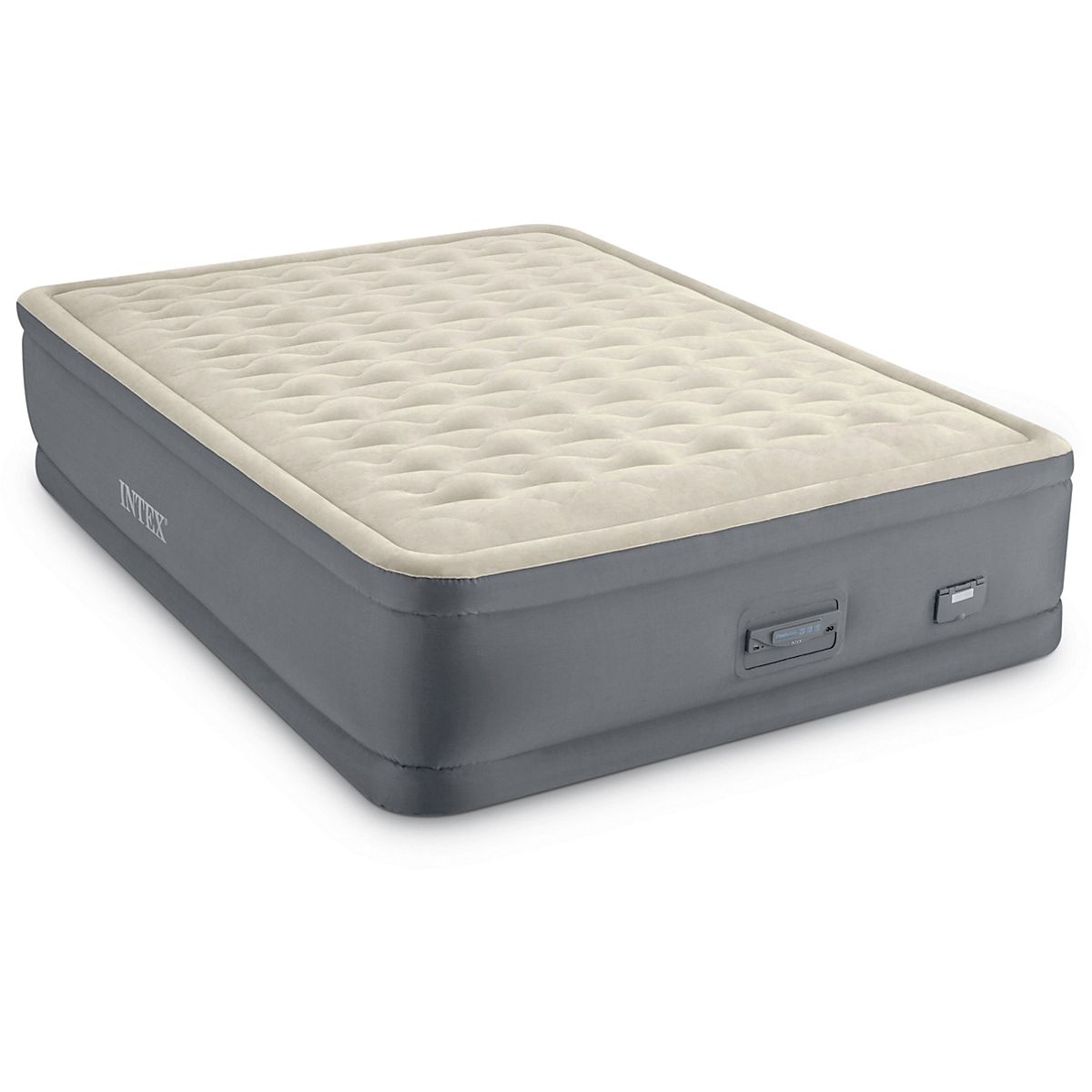 INTEX DuraBeam PremAire II Elevated Queen Airbed with Digital Comfort