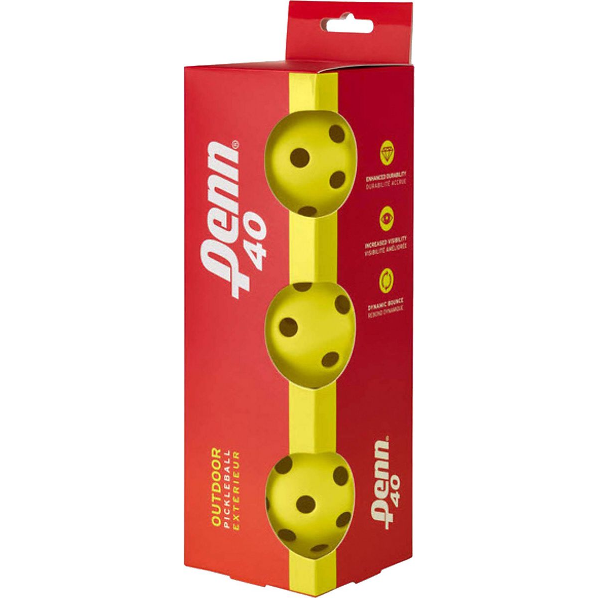 HEAD Penn 40 Outdoor Pickleball Balls 3Pack Academy