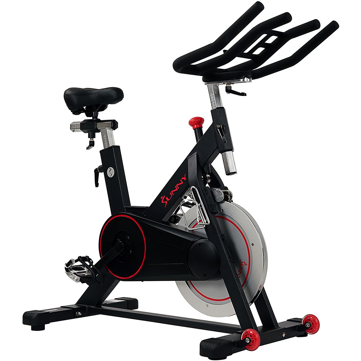 Sunny Health Fitness Magnetic Belt Drive Indoor Cycling Bike