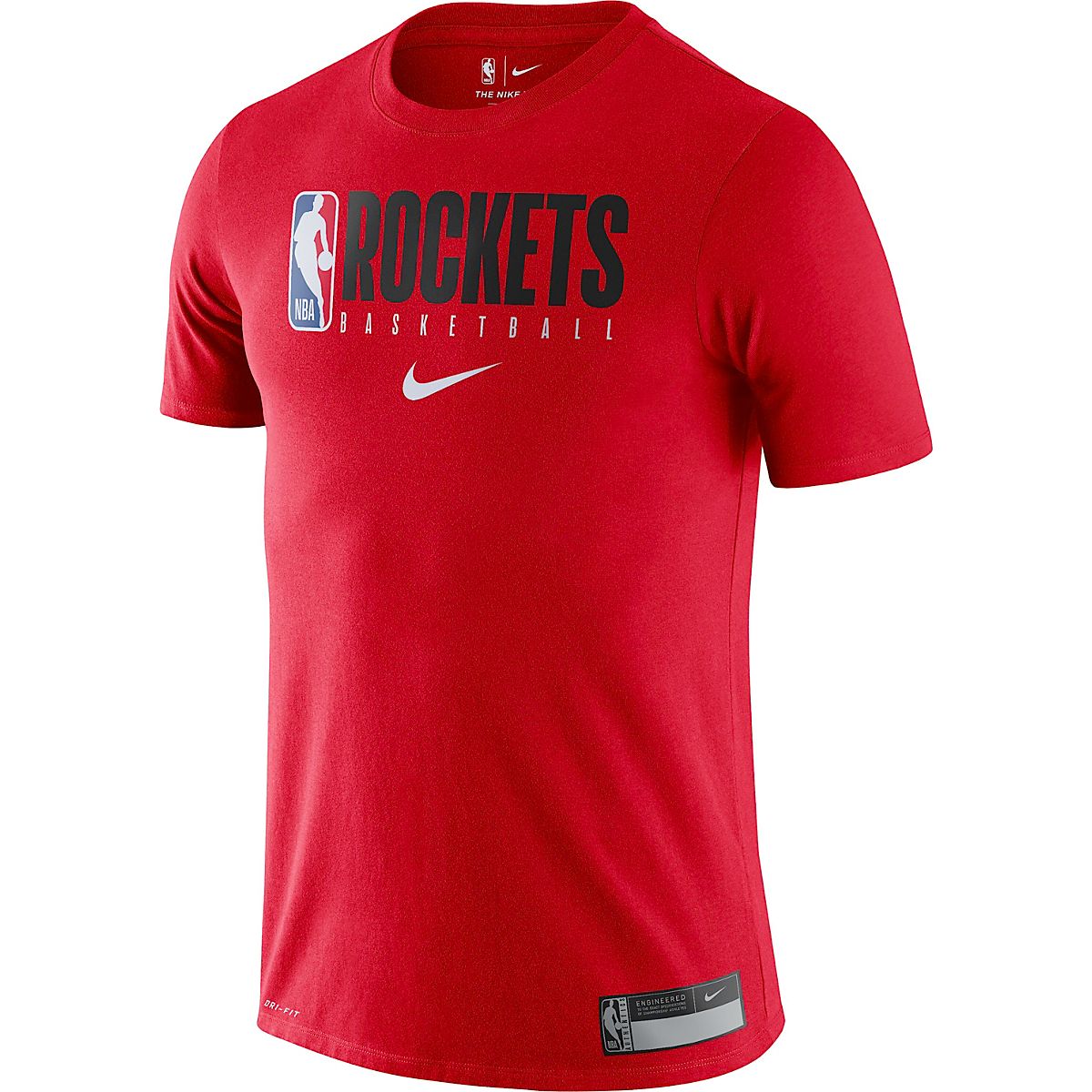 Nike Men's Houston Rockets Dri-FIT Practice Graphic T-shirt | Academy