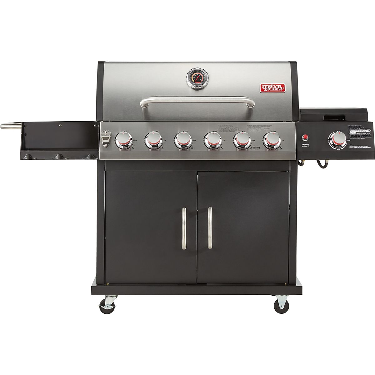 Outdoor Gourmet 6 Burner Gas Grill Academy