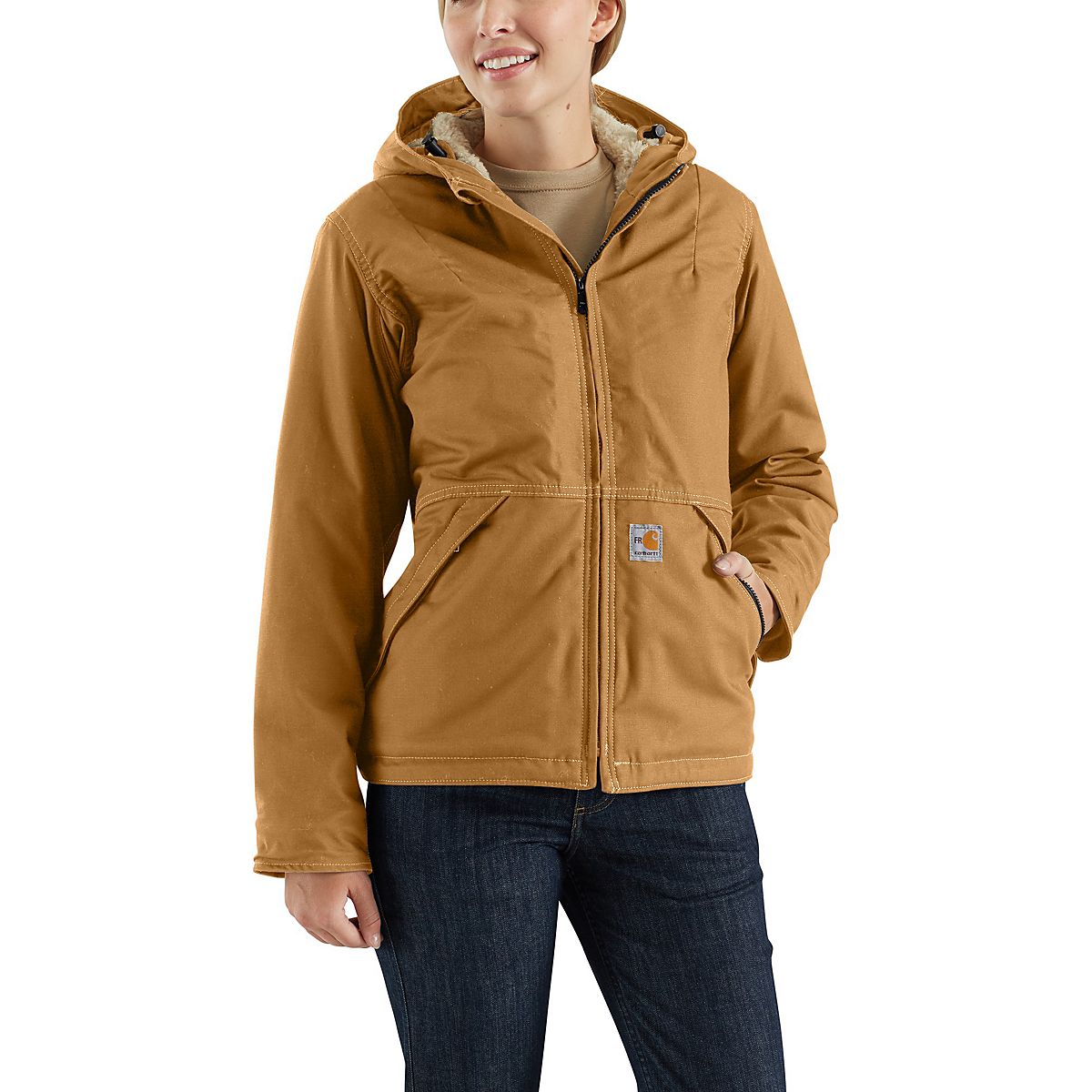 Carhartt Women s Full Swing Quick Duck Sherpa Lined Flame