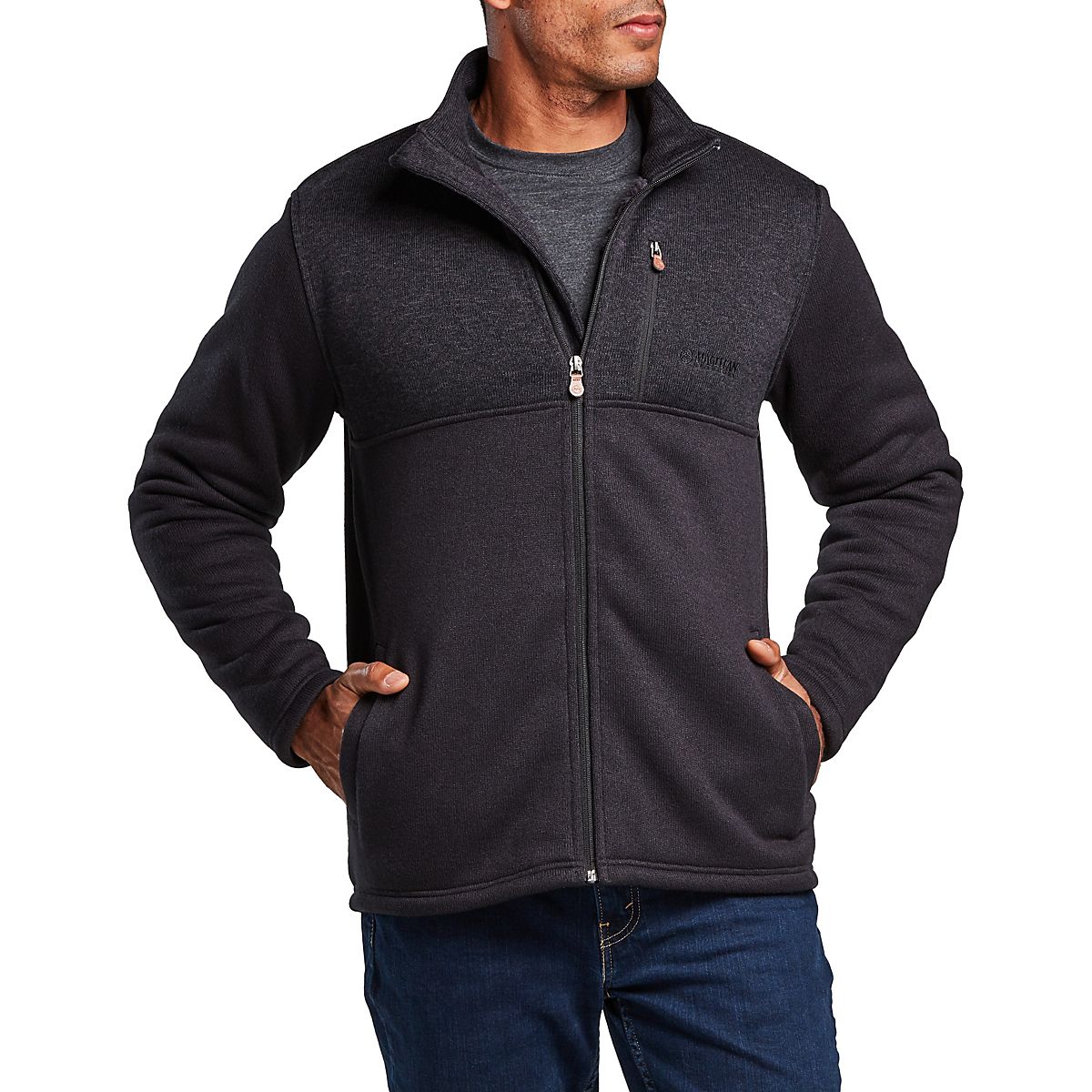 Magellan Outdoors Men's Sweater Fleece Jacket Academy