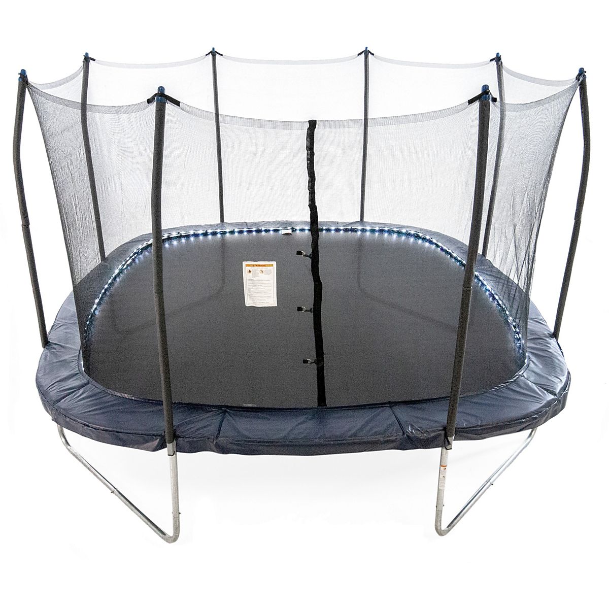 Skywalker Trampolines 13 Ft Square Trampoline W/ Lighted Spring Pad ...