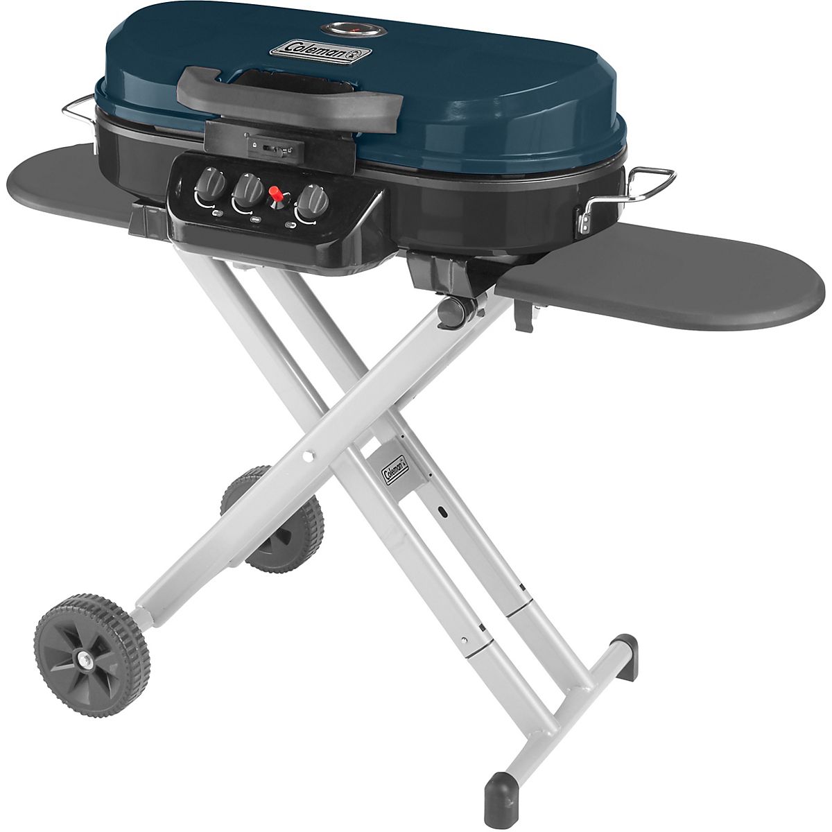 Coleman RoadTrip Portable Stand-Up 3-Burner Propane Grill Academy
