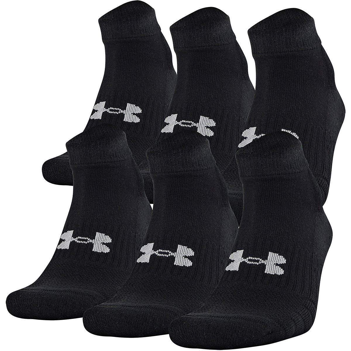 Under Armour Training Low Cut Socks 6 Pack Academy