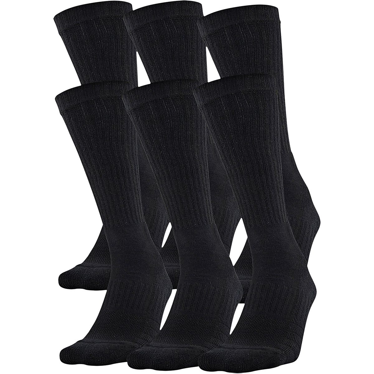 Under Armour Training Crew Socks 6 Pack Academy