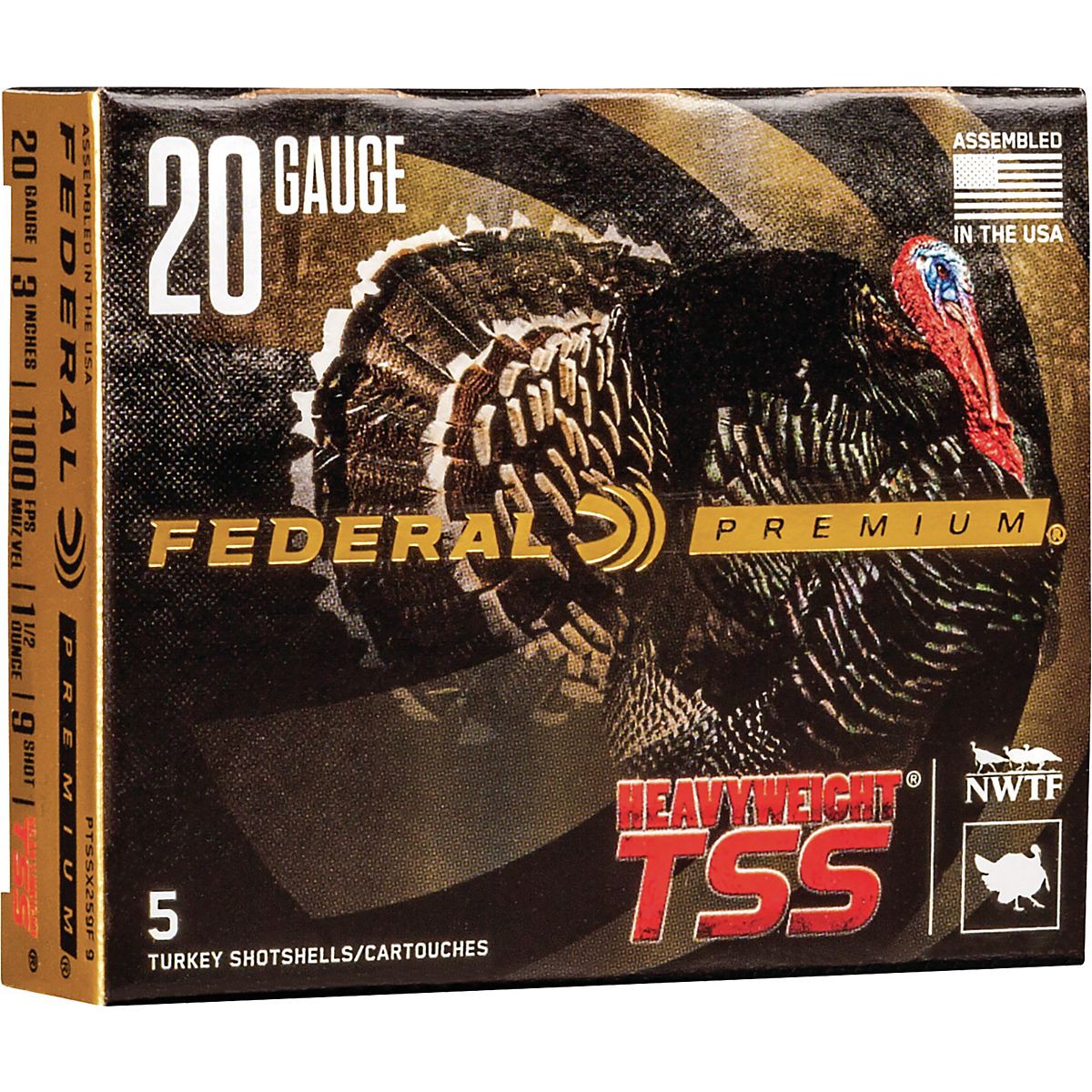 Federal Premium TSS Heavyweight Turkey 20 Gauge Shotshells - 5 Rounds ...