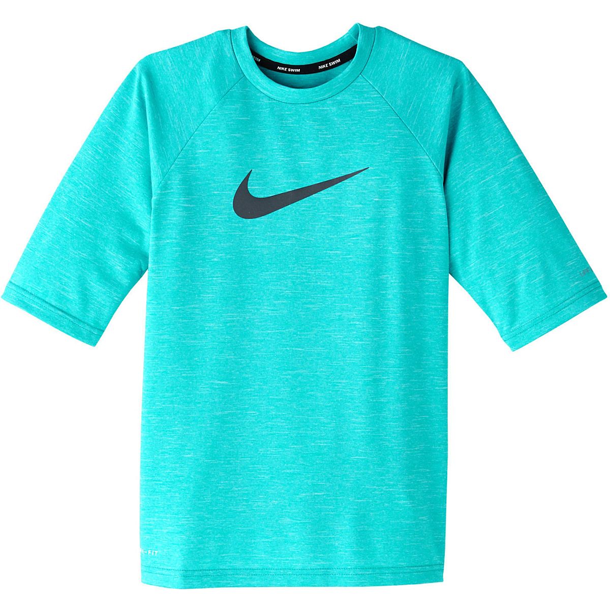 Nike Boys' Heather Short Sleeve Hydroguard Rash Guard | Academy