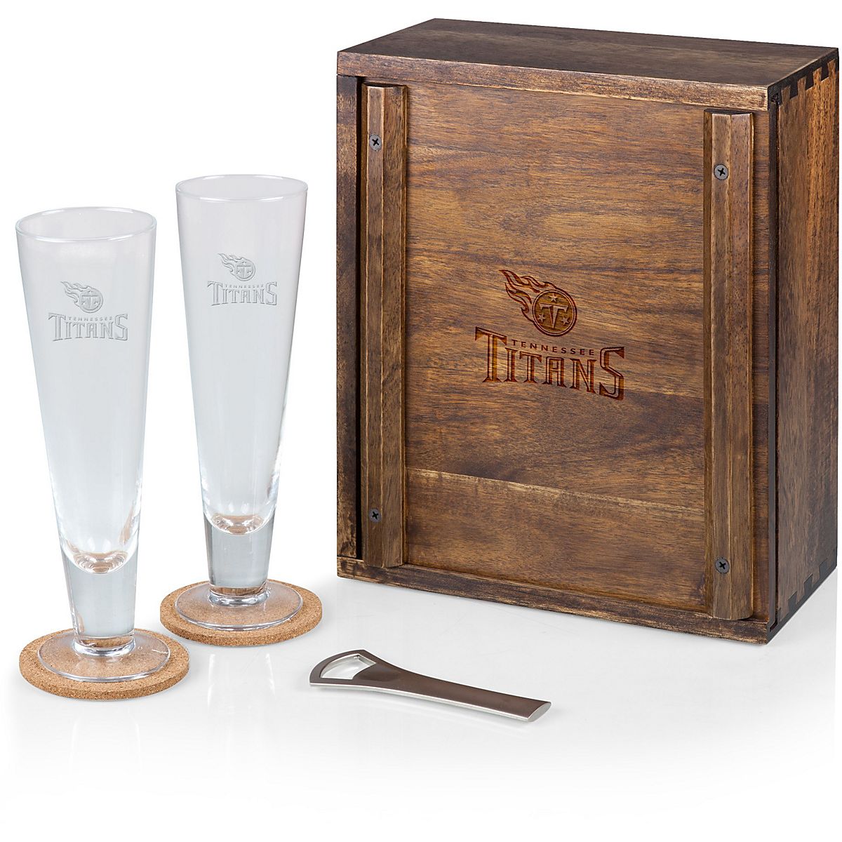 Picnic Time Tennessee Titans Pilsner Glass Gift Set