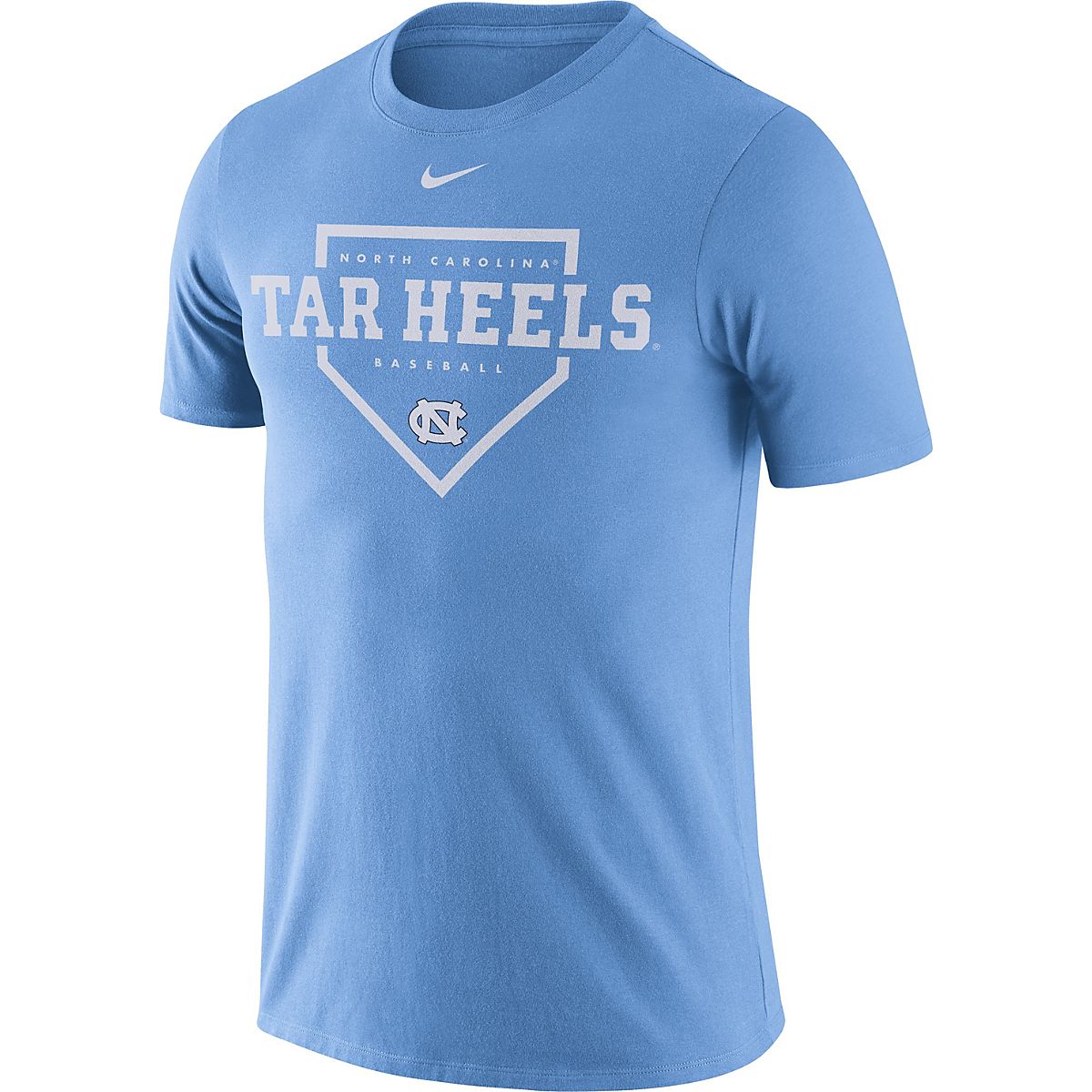 Nike Men's University of North Carolina Dri-FIT Baseball Plate T-shirt ...