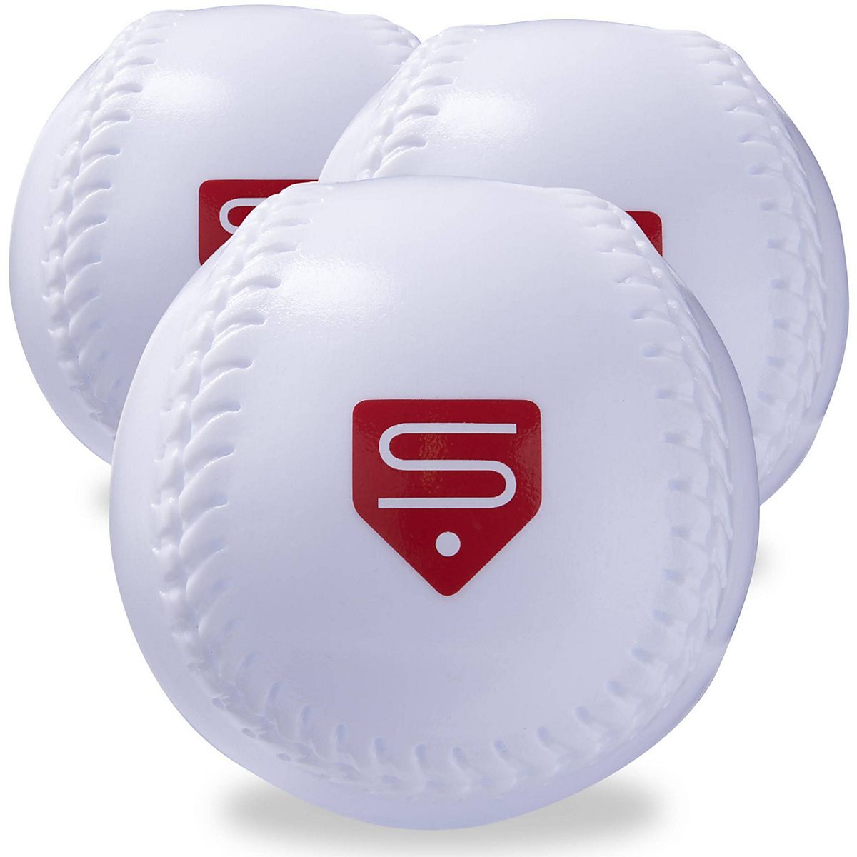 SweetSpot Baseball S100 Plastic Backyard Baseballs 3Pack Academy