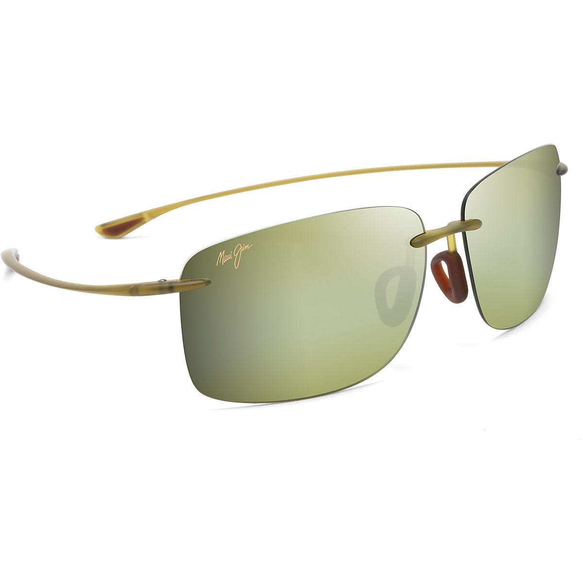 Maui Jim Hema Rimless Polarized Sunglasses Academy 