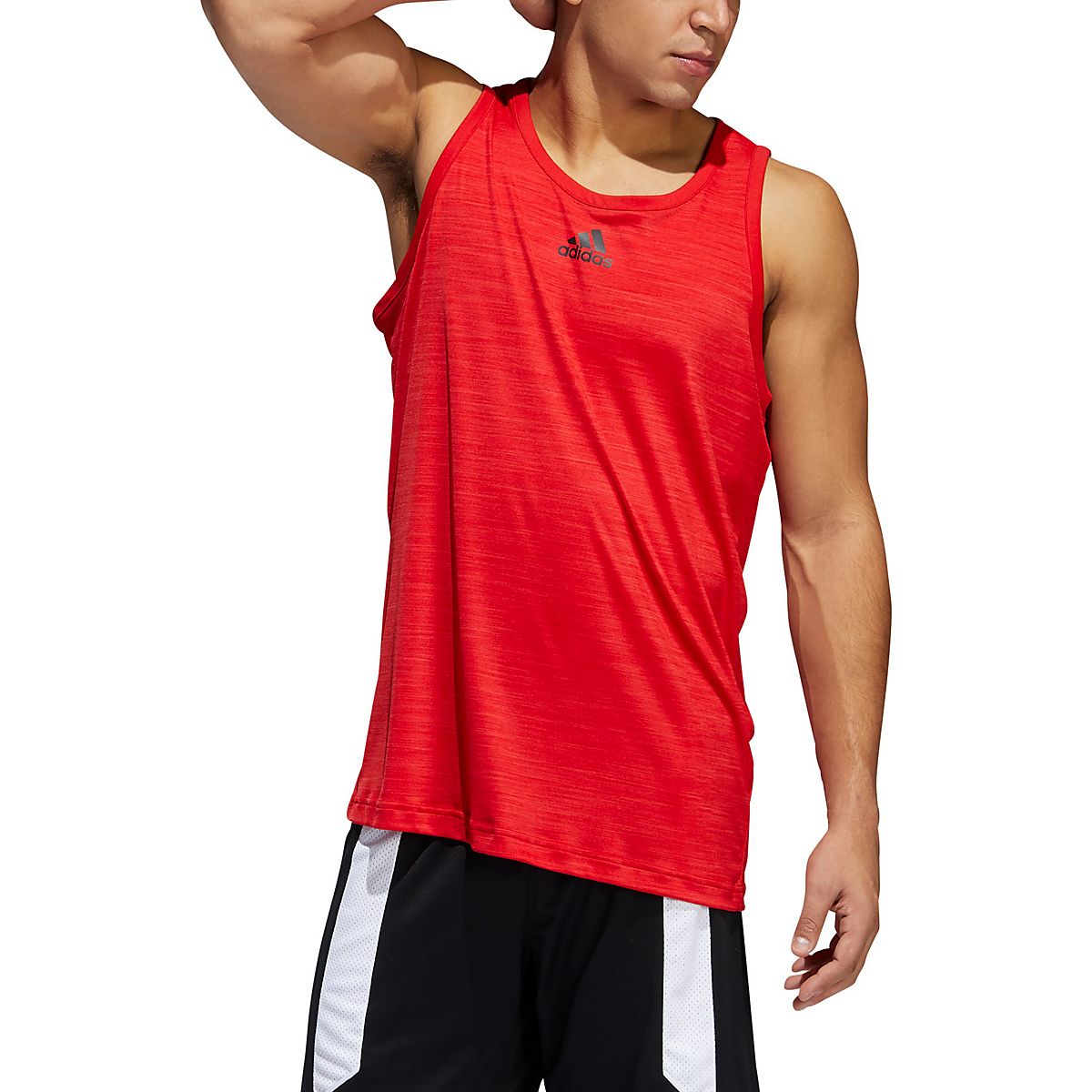 adidas Men's Heathered Tank Top Academy