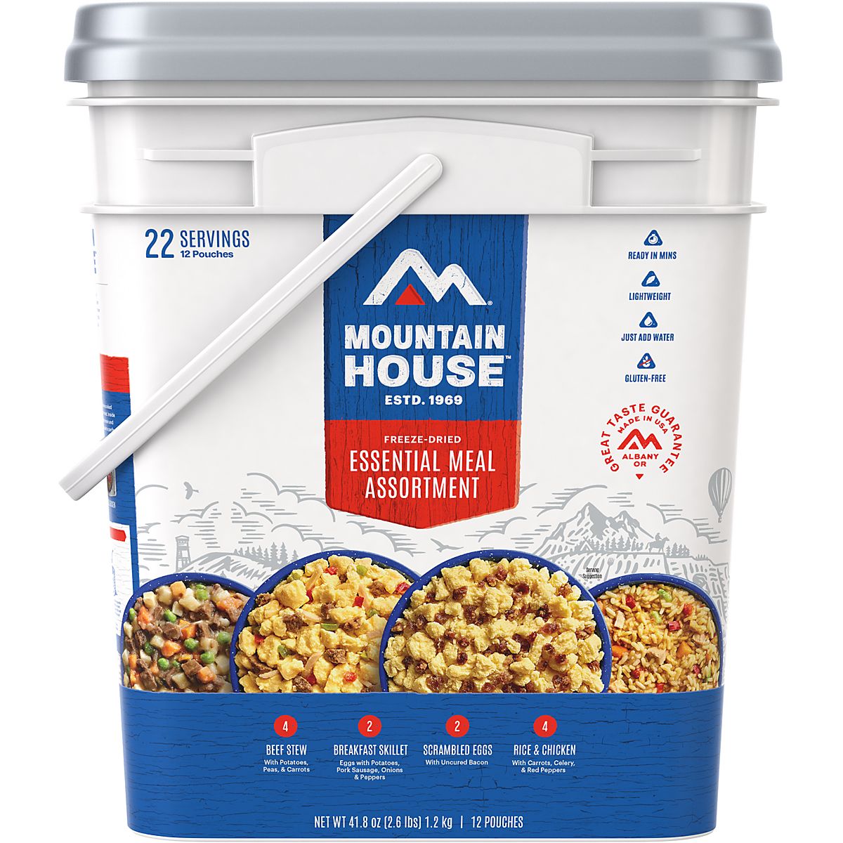 Mountain House Just In Case Essential Bucket Academy