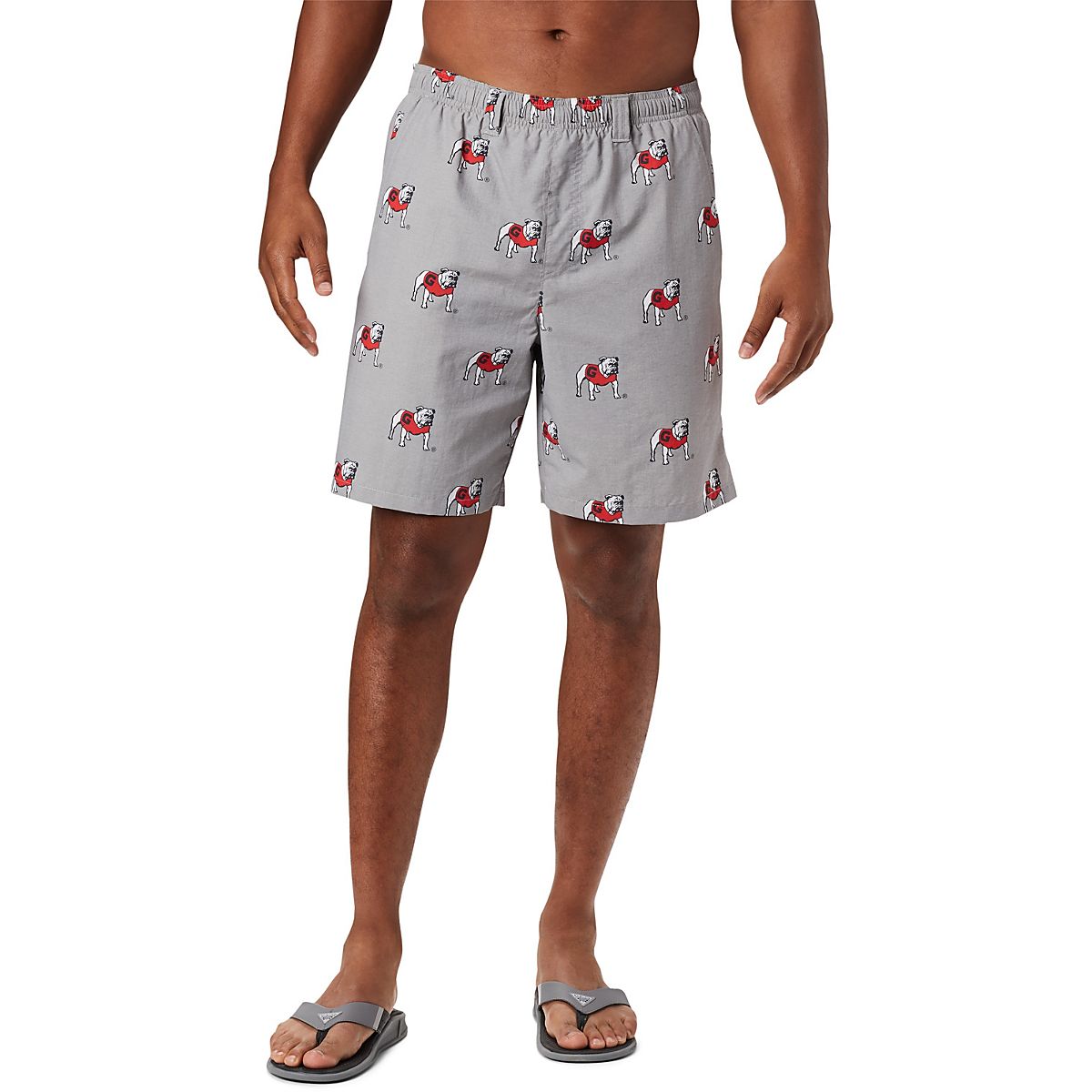 Columbia Sportswear Boys' University of Alabama Backcast Printed Shorts 5 in