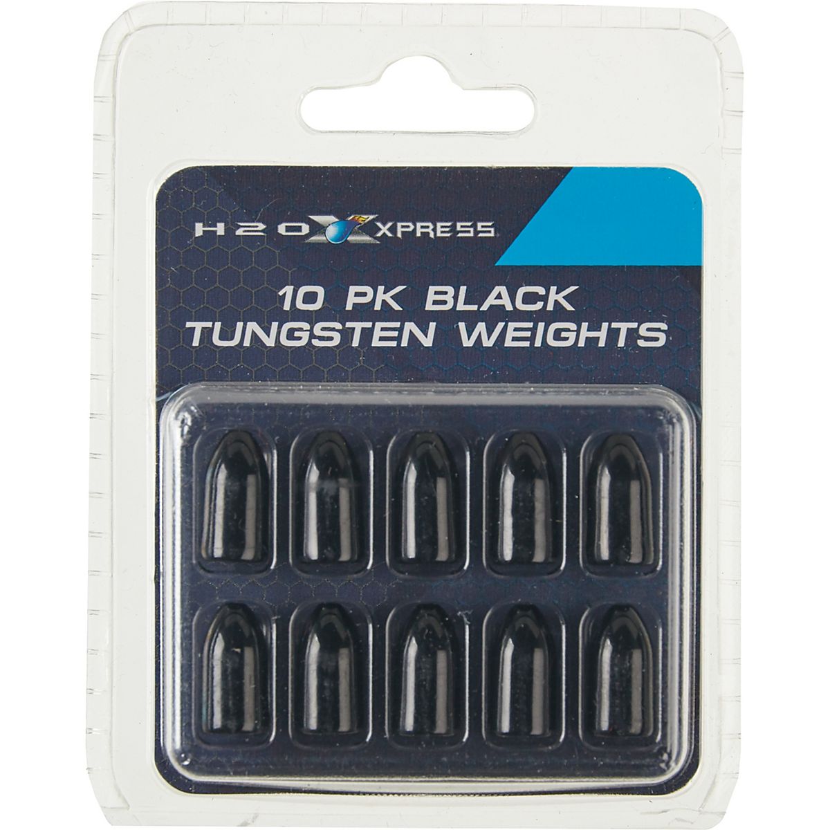 H2O XPRESS Tungsten Worm Weights 10Pack Academy