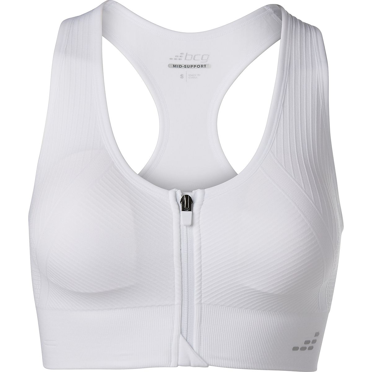 BCG Academy Sports Bra Gym Top Non-Wired Removable Pads Medium Impact