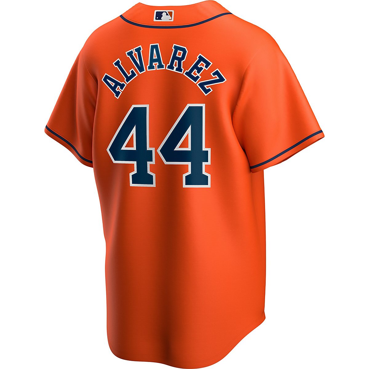 Nike Men's Replica Houston Astros Yordan Alvarez #44 Navy Cool