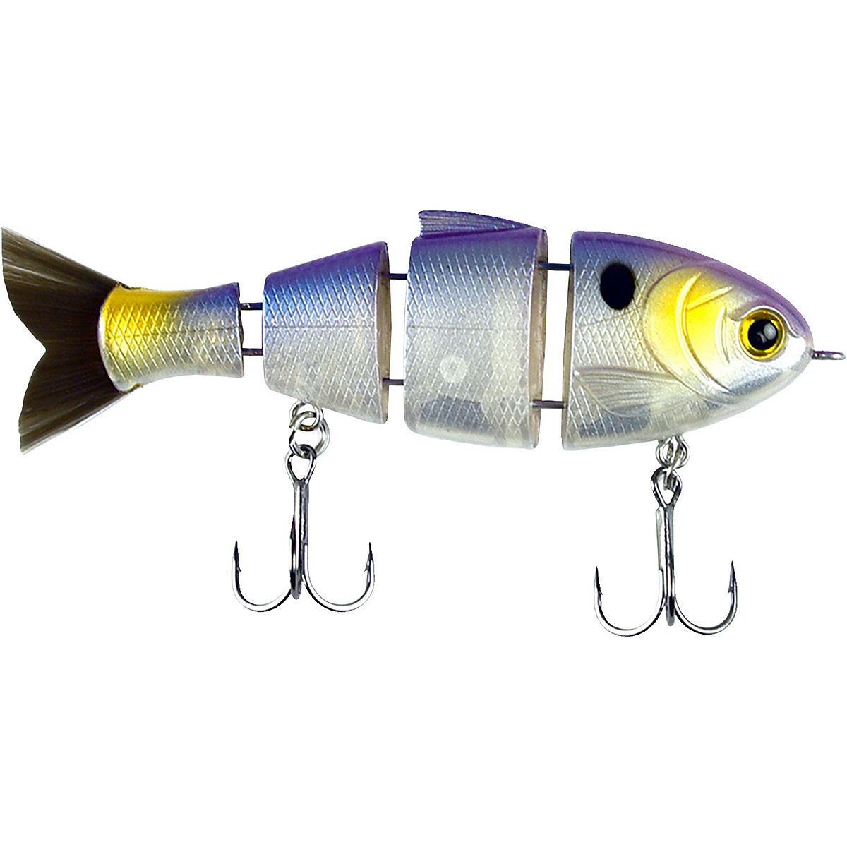 Ath O Mike Bua's Baby Bull Shad Swimbait 3.75" 1/2 Oz Pearl Bone - Foto 10