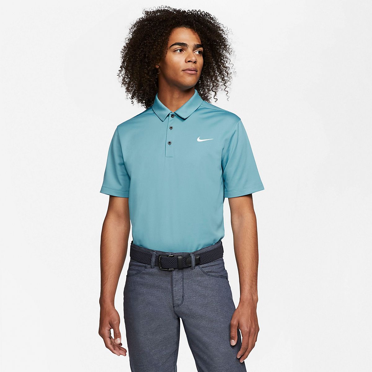 Nike Men's Dri-FIT Football Polo Shirt Free Shipping at Academy