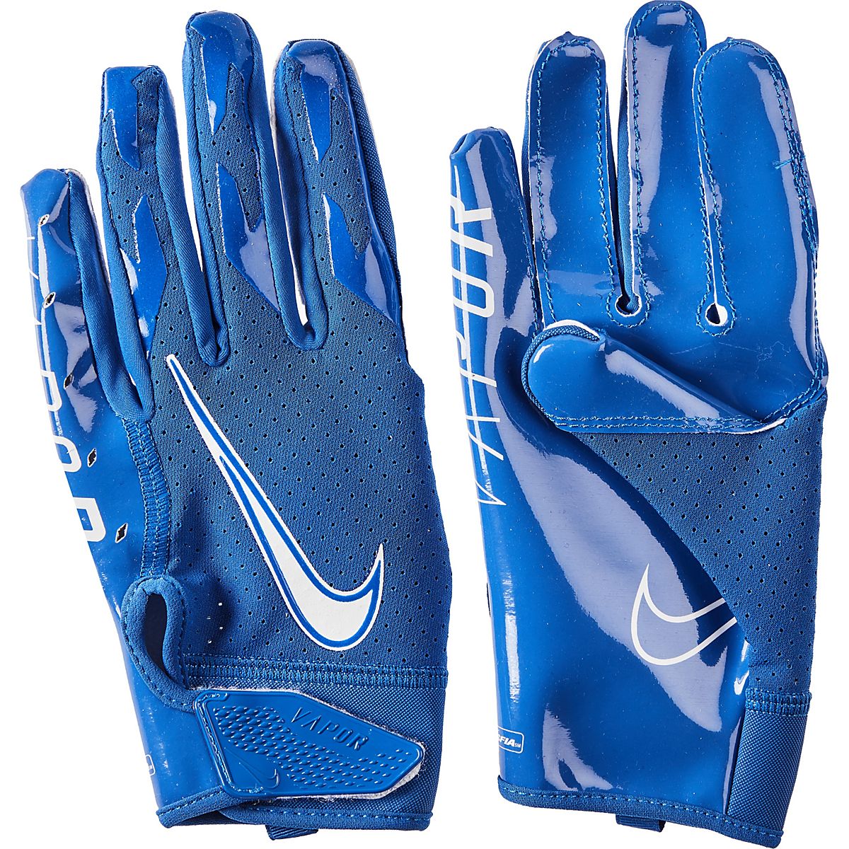 Blue nike 2025 football gloves