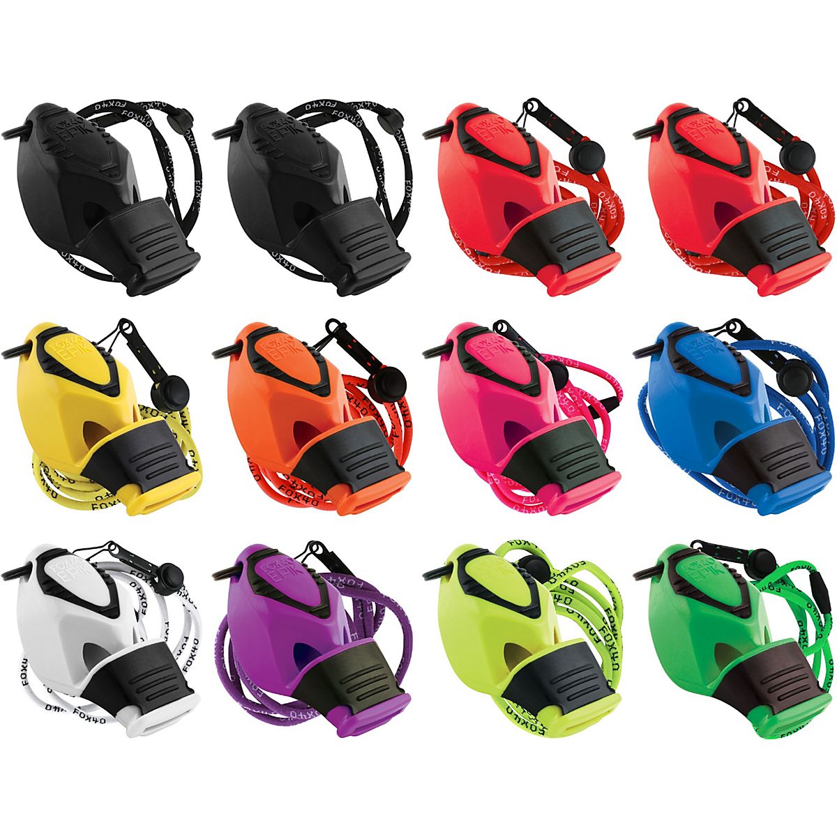 FOX 40 EPIK CMG WITH LANYARD ASSORTED DOZEN PACK | Academy