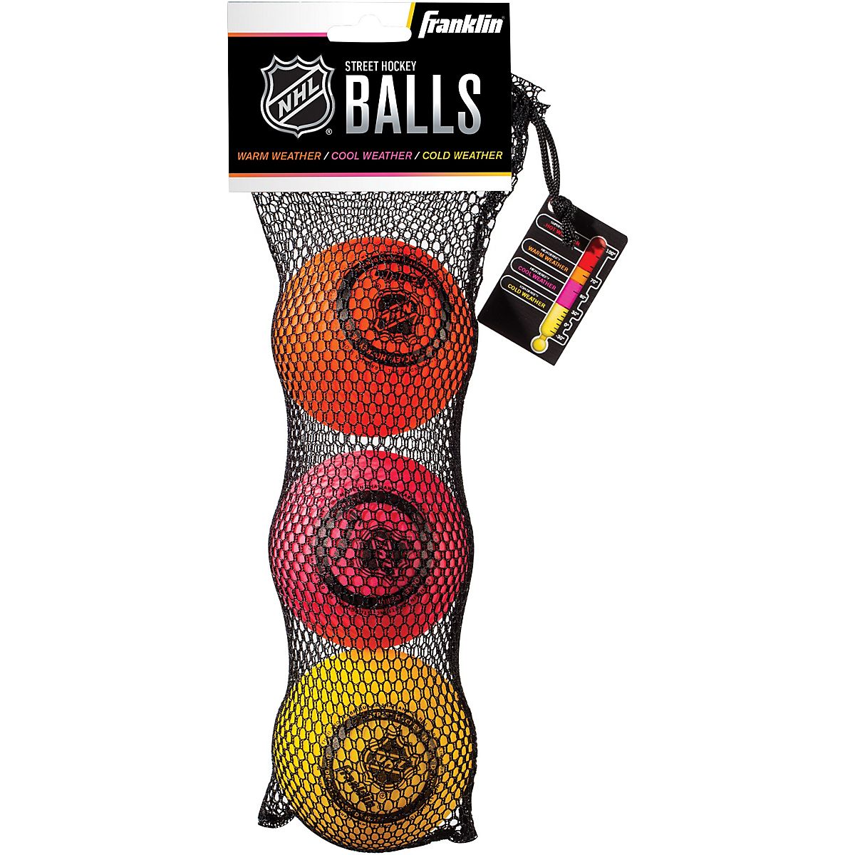 Franklin NHL Multi Density Street Hockey Balls 3Pack Academy