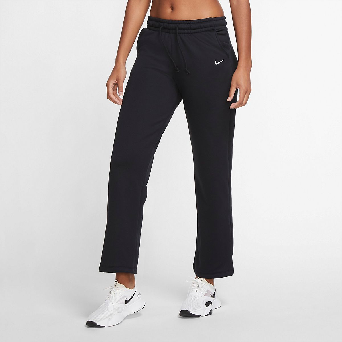  Nike Women's Therma All Time Classic Therma Pants (X-Large)  Gray : Sports & Outdoors