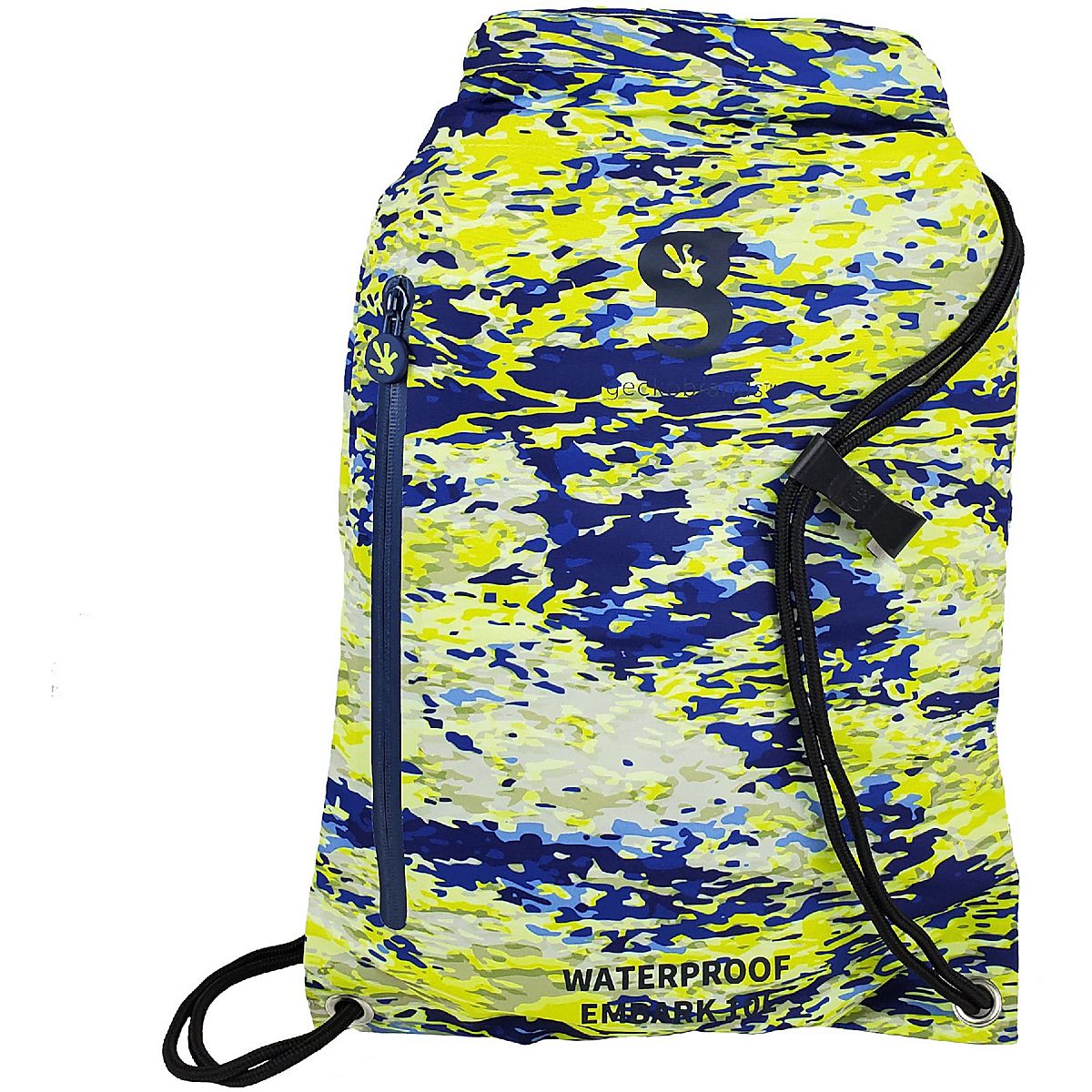 geckobrands Embark Mahi geckoflage Waterproof Drawstring Backpack | Academy