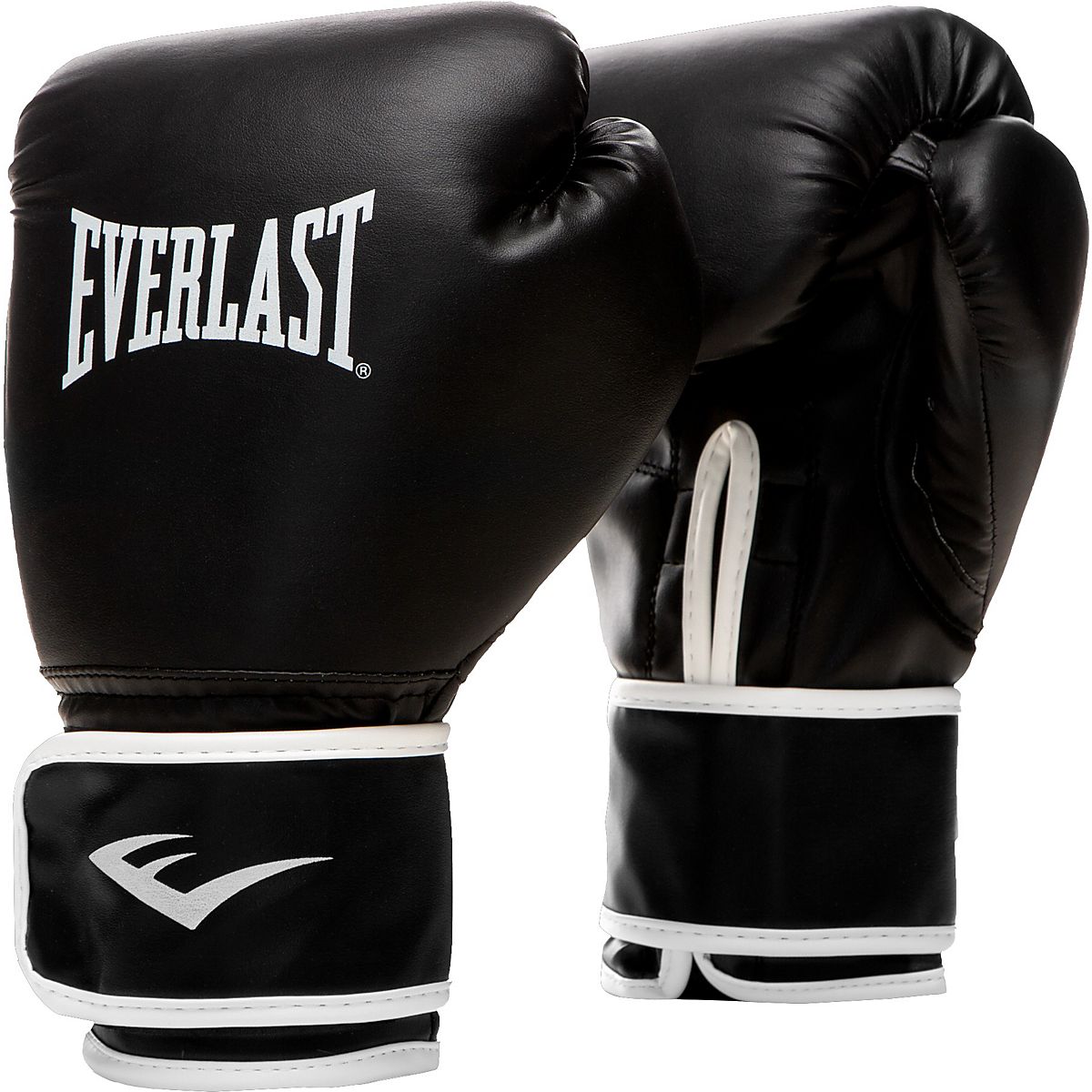 black and white everlast boxing gloves