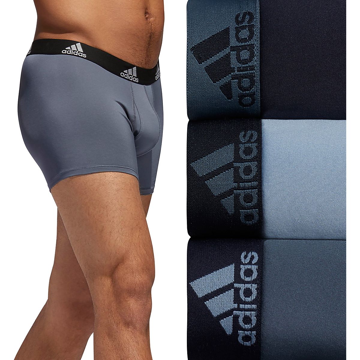 Adidas Performance Mesh Boxer Briefs 3-pack - Black • Price »