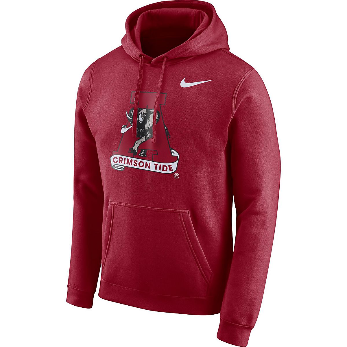 Nike Men's University of Alabama Pullover Vault Club Graphic Hoodie ...