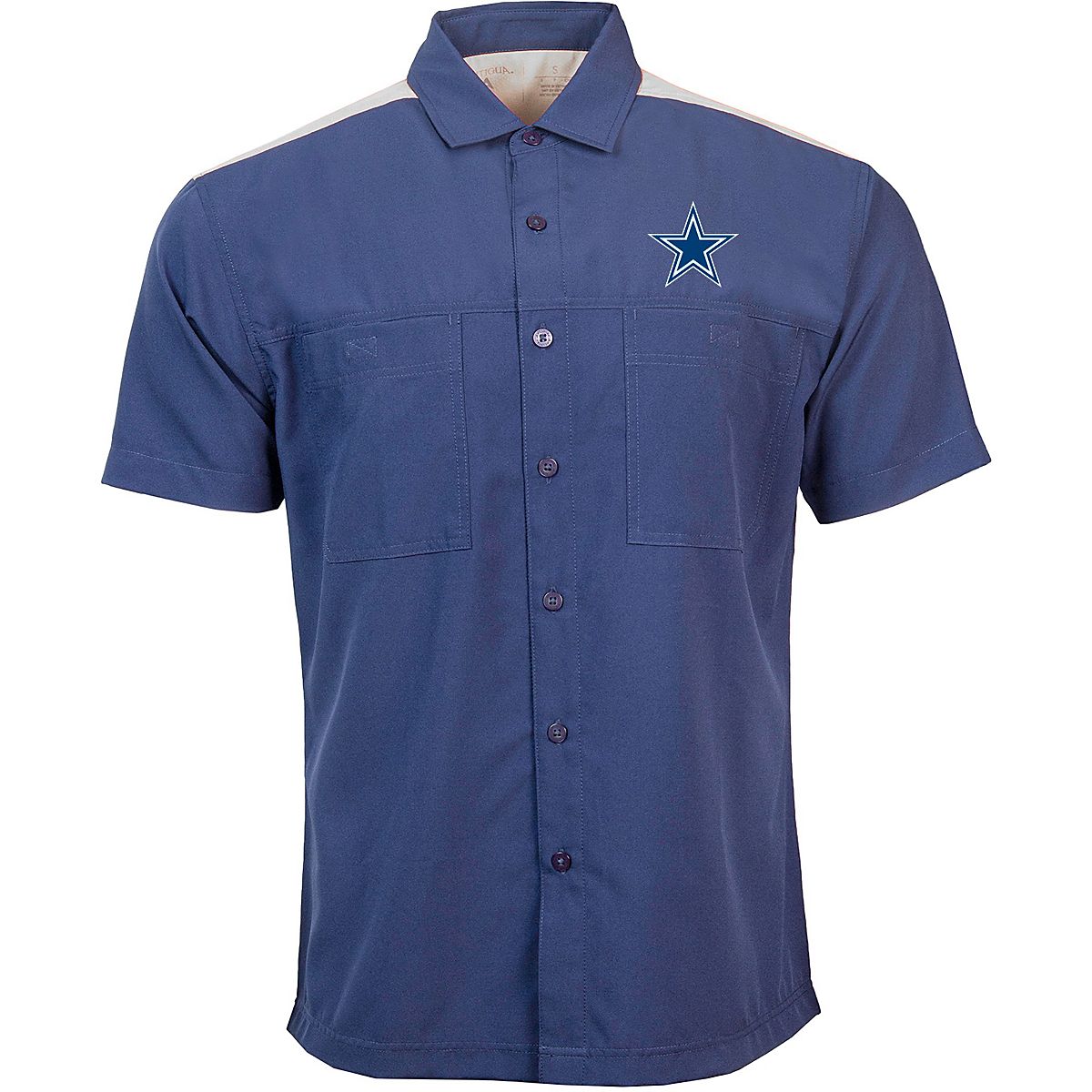 Antigua Men's Dallas Cowboys Angler Woven ButtonDown Shirt Academy