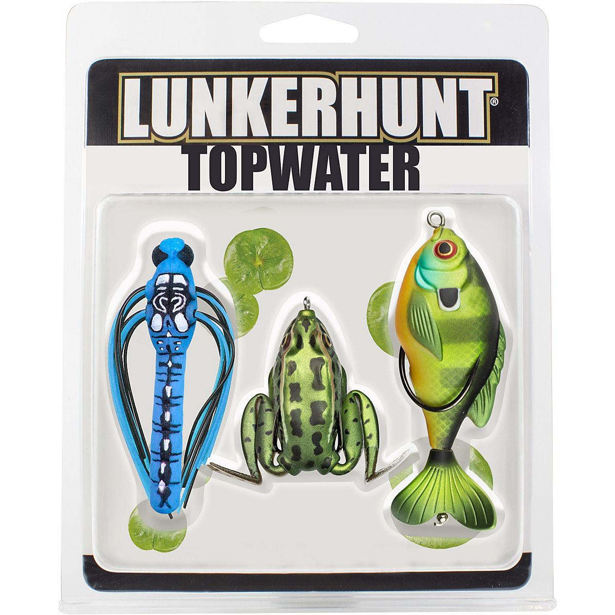 Lunkerhunt Topwater Combo Baits 3-Pack Academy