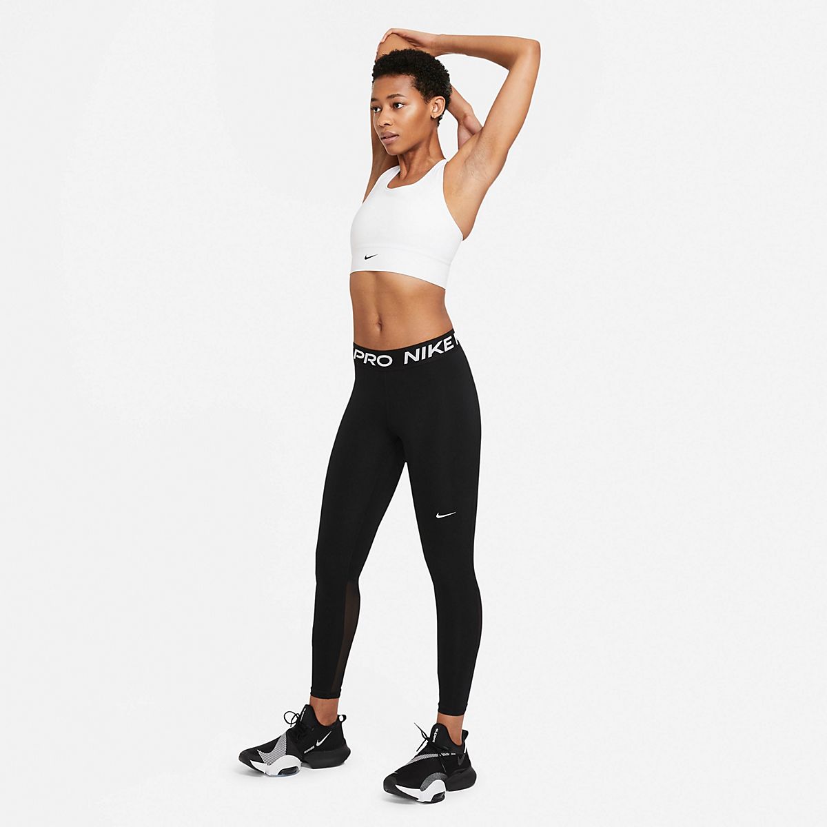 Nike Pro Mid-Rise Legging  Mid rise leggings, Nike pros, Nike outfits