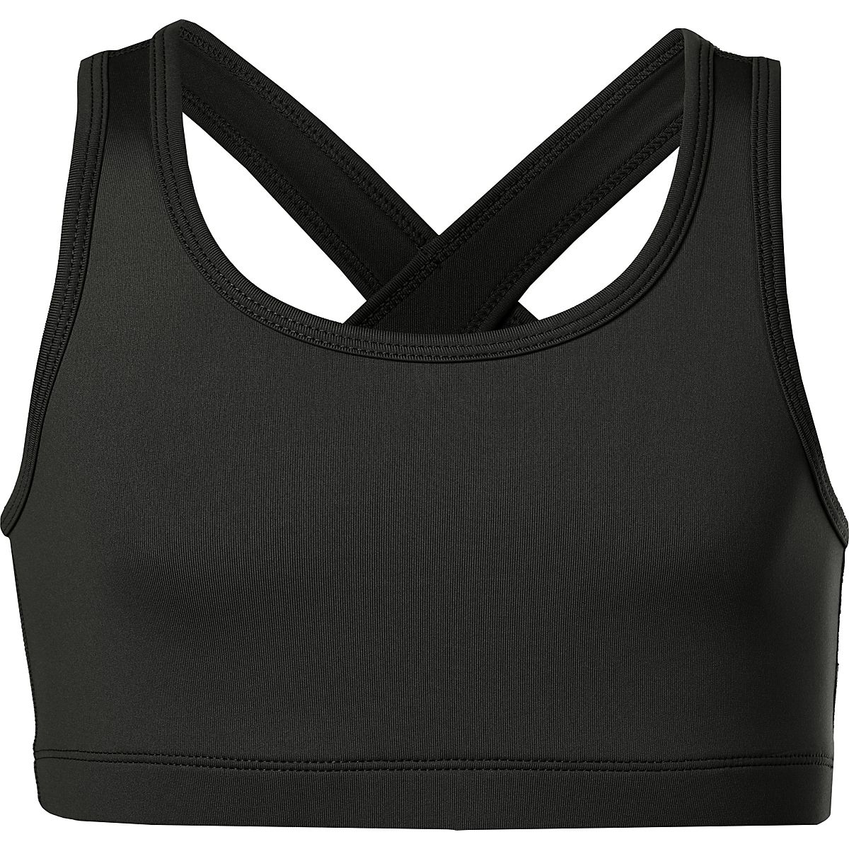BCG Girls' Athletic Solid Light Support Sports Bra